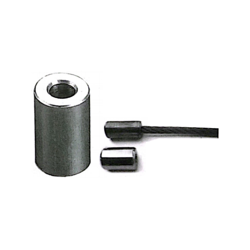دکمه های استاپ فولادی برای طناب سیمی (فولاد کم کربن، 1/8 اینچ – 1-1/4 اینچ)